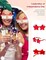 9 Pack Star Sunglasses Rimless Star Shaped Pentagram Glasses for 4th of July